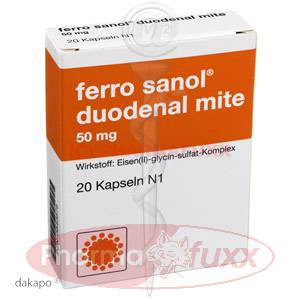 FERRO SANOL duo mite 50 mg Kapseln, 20 Stk