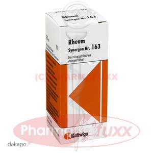 SYNERGON 163 Rheum Tropfen, 20 ml