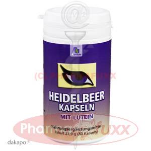 HEIDELBEER KAPSELN + Lutein + Vit.C+E, 60 Stk