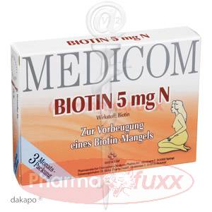 MEDICOM Biotin 5 mg N Tabl., 100 Stk