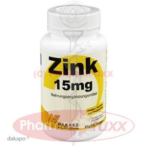 ZINK 15 mg Tabl., 250 Stk