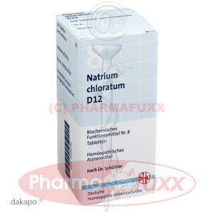 BIOCHEMIE 8 Natrium chloratum D 12 Tabl., 200 Stk
