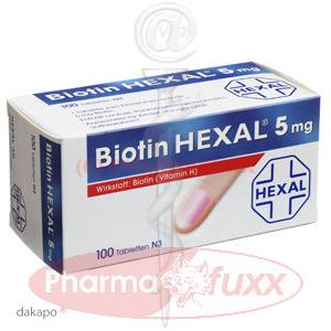 BIOTIN HEXAL 5 mg Tabl., 100 Stk