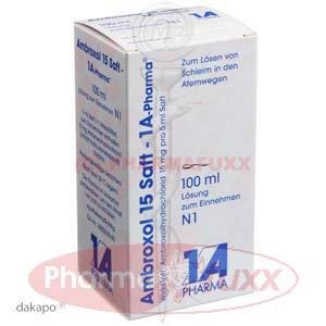 AMBROXOL 15 Saft 1A Pharma, 100 ml