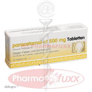 PARACETAMOL- CT 500 mg Tabl., 30 Stk