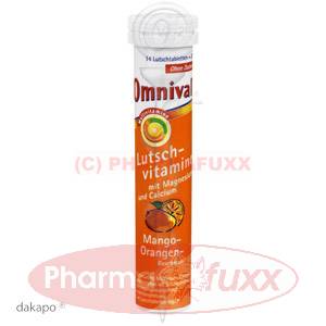 OMNIVAL Multivitamin Mango/Orange Lutschtabl., 14 Stk