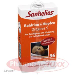 SANHELIOS Baldrian Hopfen S Drag., 96 Stk