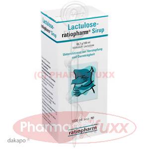 LACTULOSE ratiopharm Sirup, 1000 ml