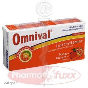 OMNIVAL Multivitamin Mango/Orange Lutschtabl., 28 Stk